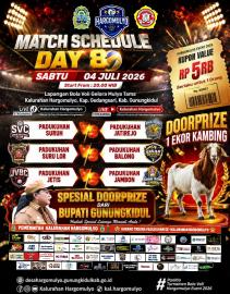 SPECIAL MATCH SCHEDULE DAY  8 TURNAMEN VOLI HARGOMULYO TAHUN 2026